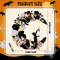 Greentek; Halloween Wreath for Front Door, Flower Moon Cat Spooky Autumn Wreath, 13.7 x 9.8 Inch Handmade Halloween Home Door Wall Decoration for Indoor Outdoor Seasonal Decor; Category:Halloween Wreaths & Garlands; Image:3